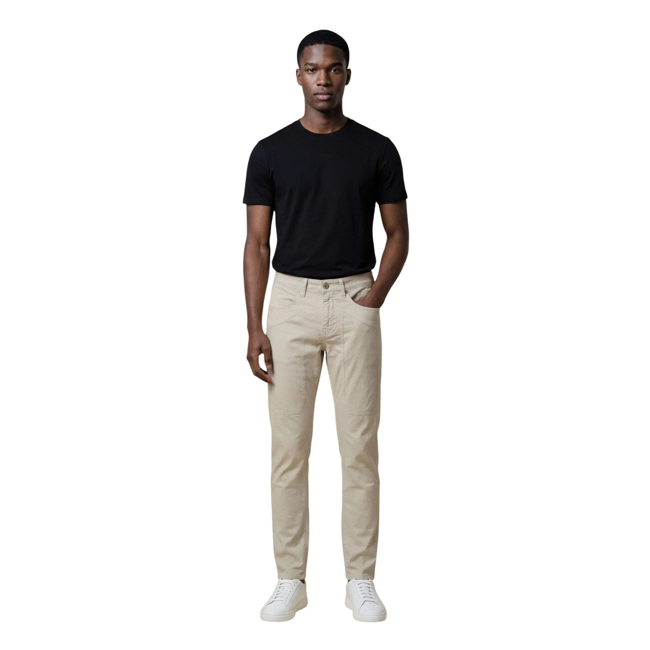 2456931 Jeckerson Pantaloni Grigio Ciniglia Uomo