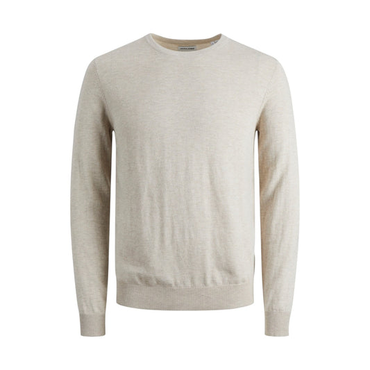2364920 Jack & Jones Maglia Beige Cotone Nylon Viscosa Uomo
