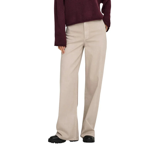 517449 Jacqueline De Yong Pantaloni Beige Donna