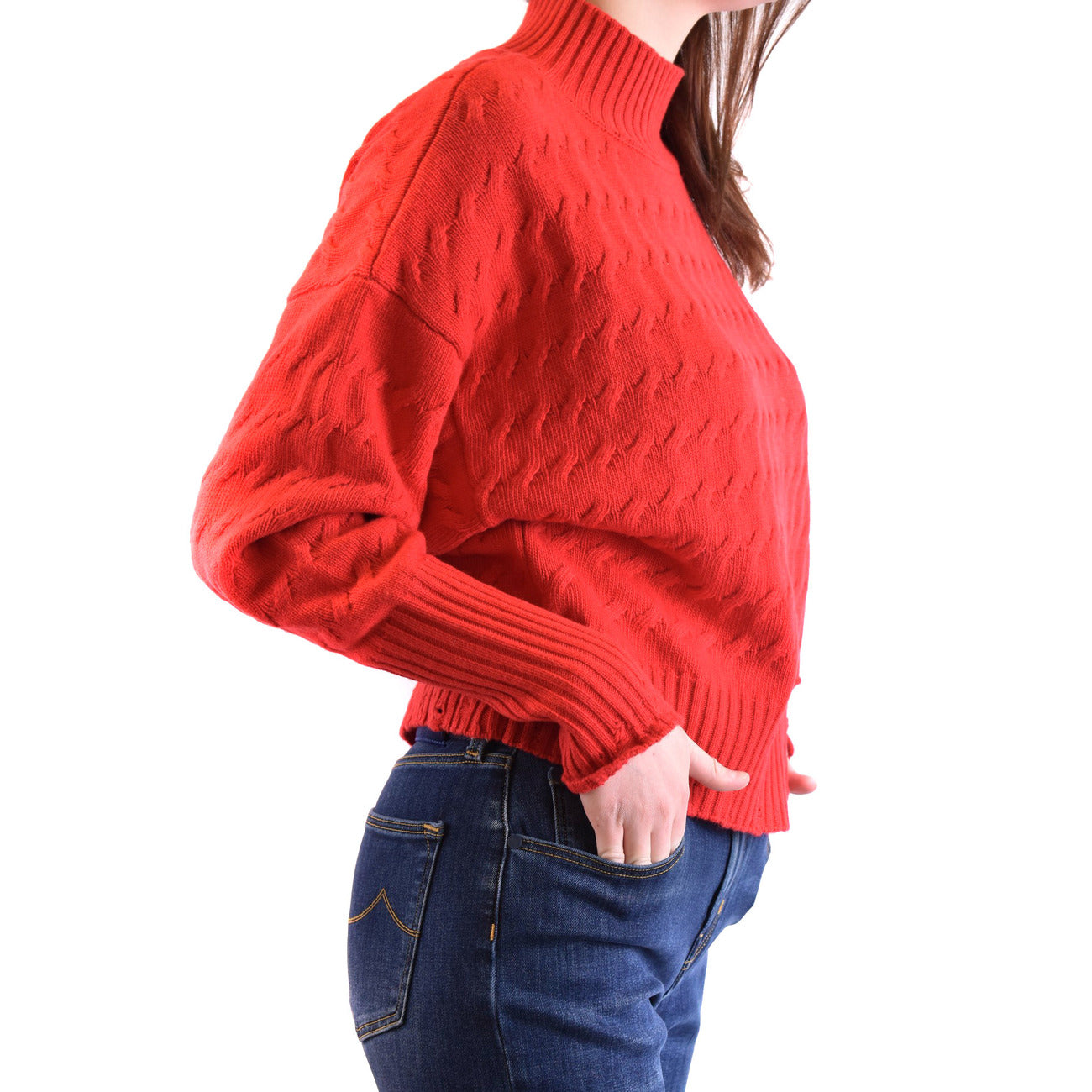 2423088 Pinko Maglia Rossa Donna Viscosa 33% Lana 23%