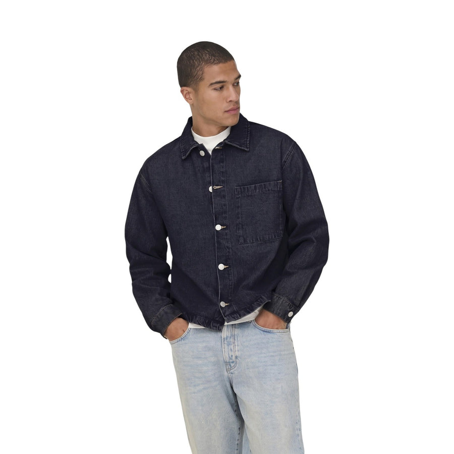 Onssprick Box Azg Denim Jacket Camicia Uomo