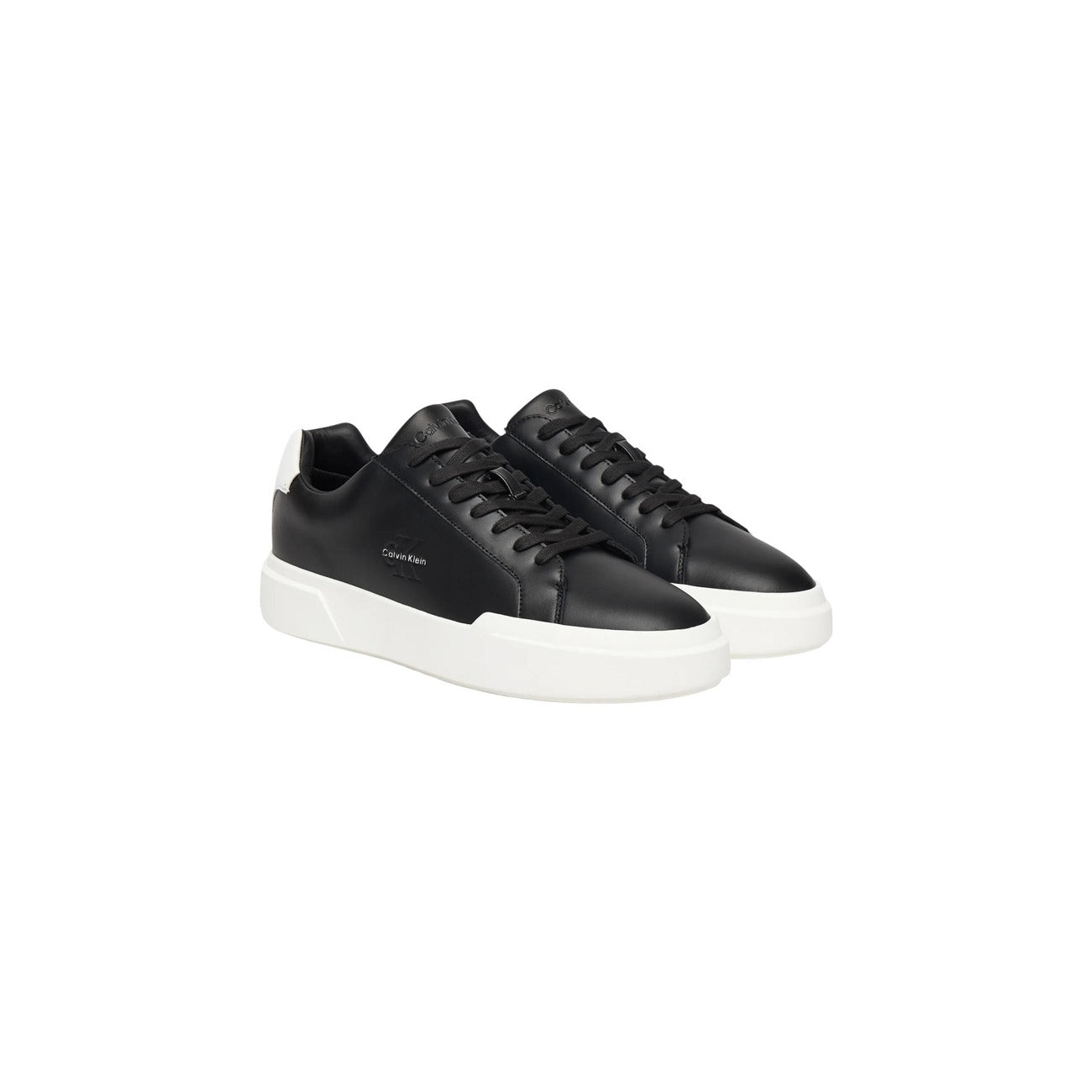 496996 Calvin Klein Jeans Sneakers Nero Pelle Uomo