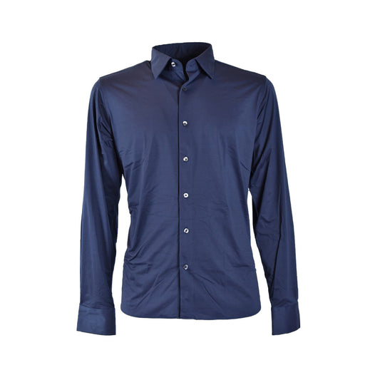 2431000 RRD Camicia Blu Maniche Lunghe Uomo