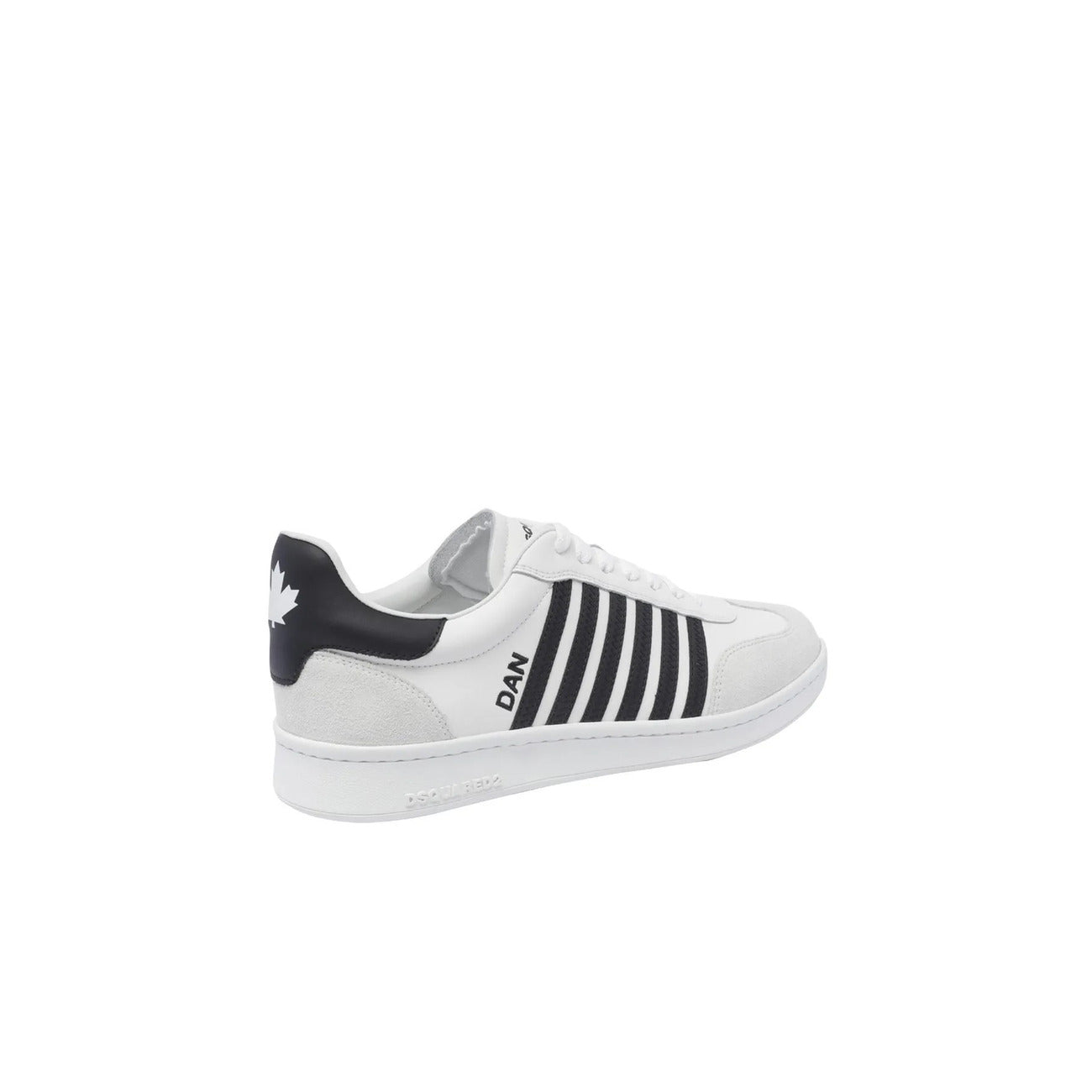 503102 Dsquared Sneakers Bianco Pelle Uomo