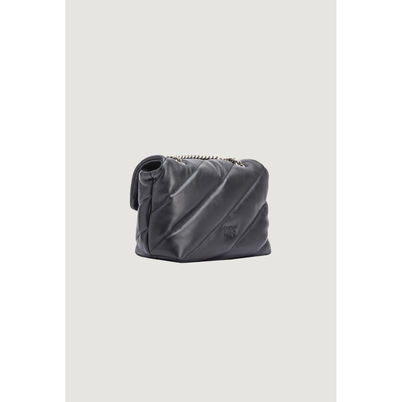 2181831 Pinko Borsa a Mano e Tracolla in Pelle Nera Donna