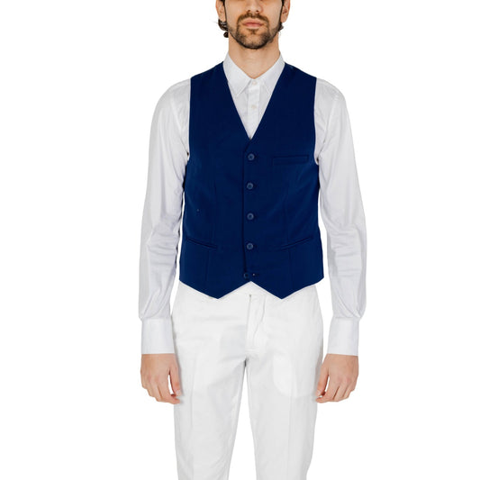 2211297 Only & Sons Gilet Azzurro Uomo