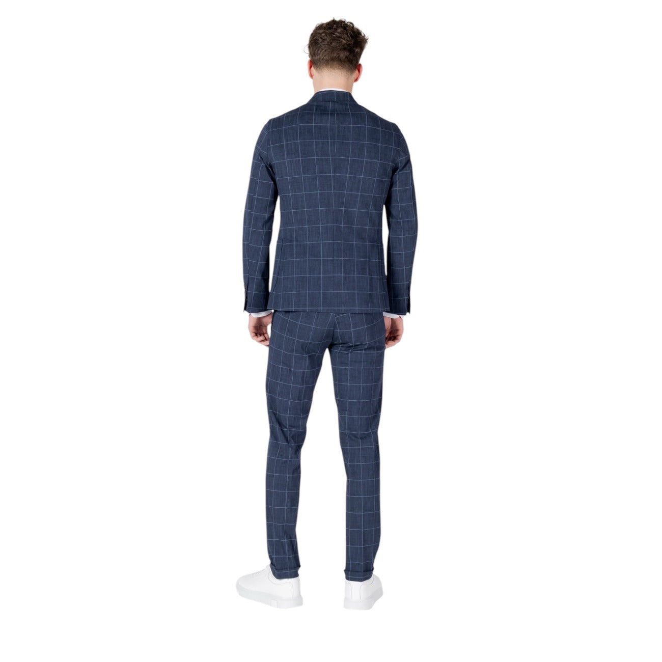 2416583 Mulish Abito Blu Quadri Uomo