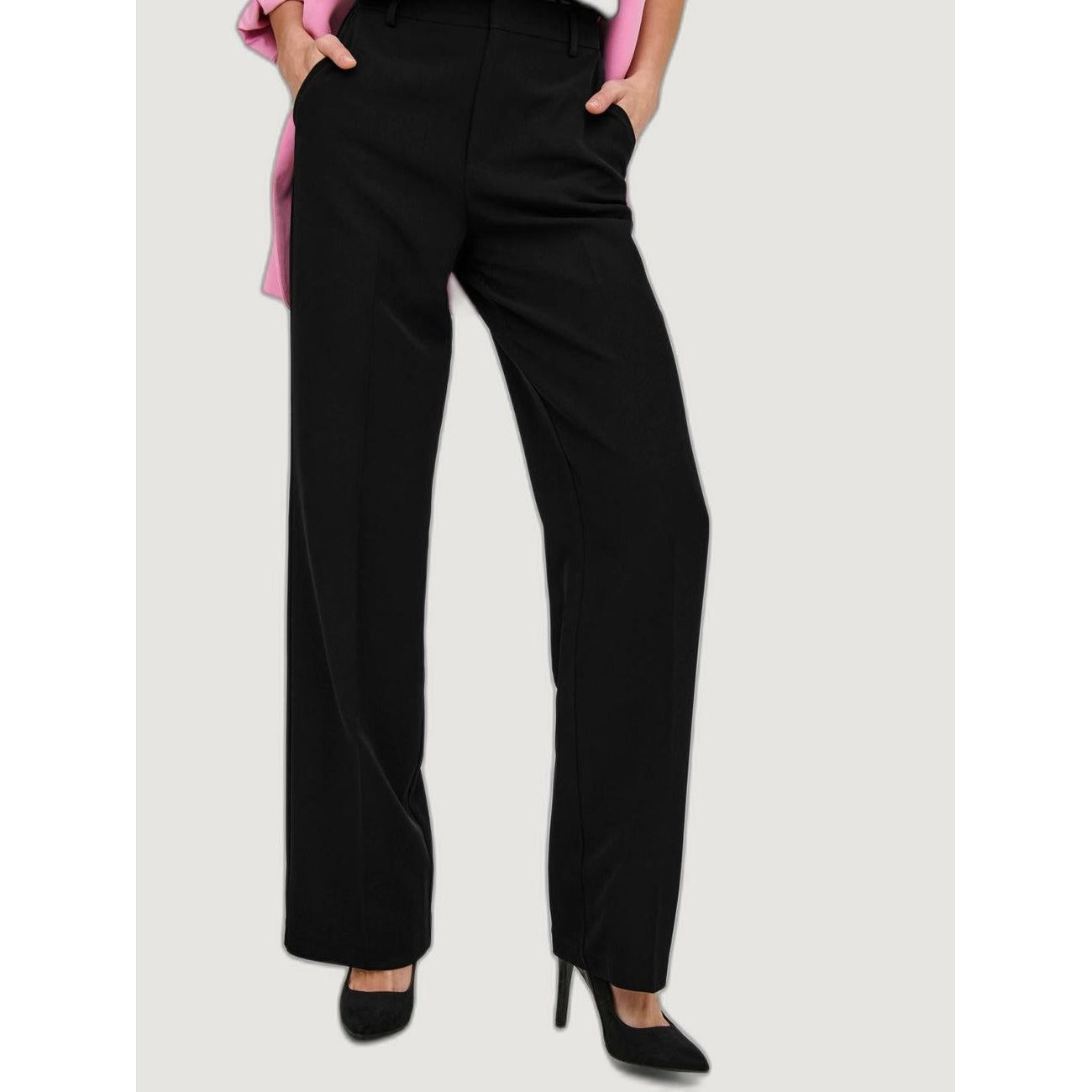 2463098 Only Pantaloni Neri Stretch Donna