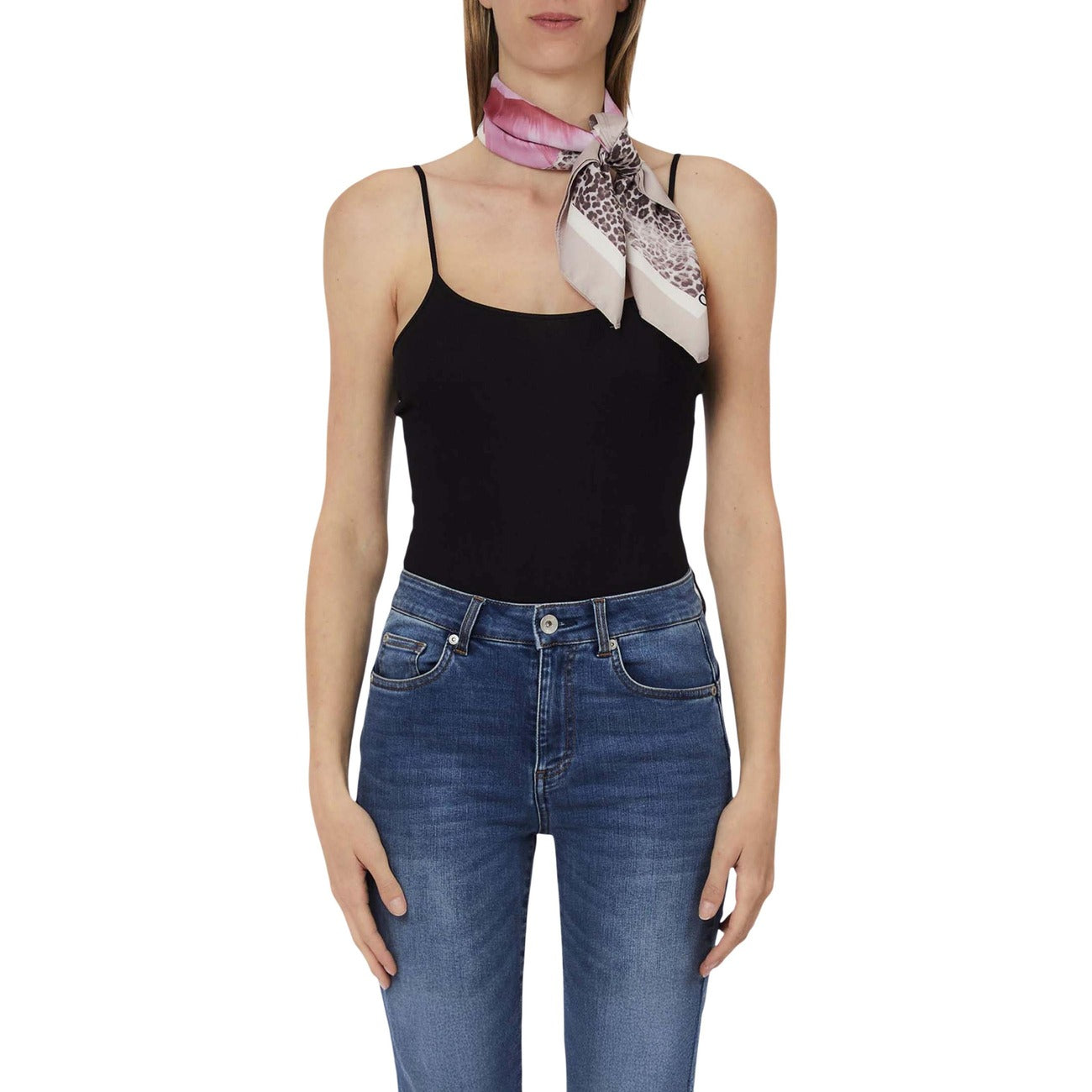 2450613 Liu Jo Sciarpa Rosa Stampa Donna