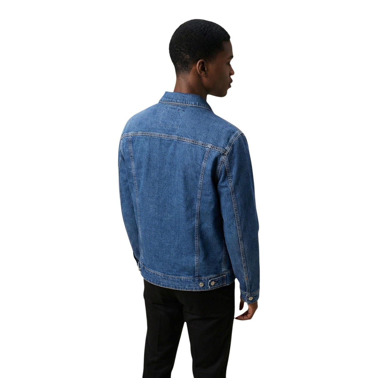 2451704 Replay Giubbotto Blu Cotone Uomo