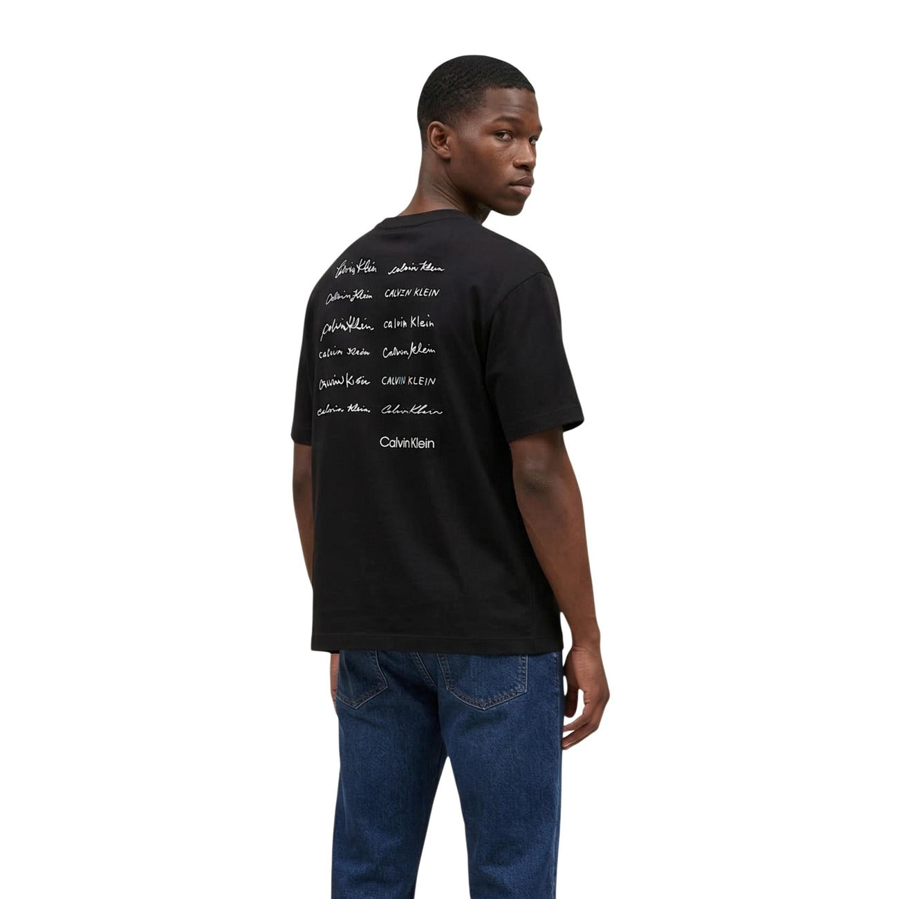 2459941 Calvin Klein Jeans T-Shirt Nero Uomo