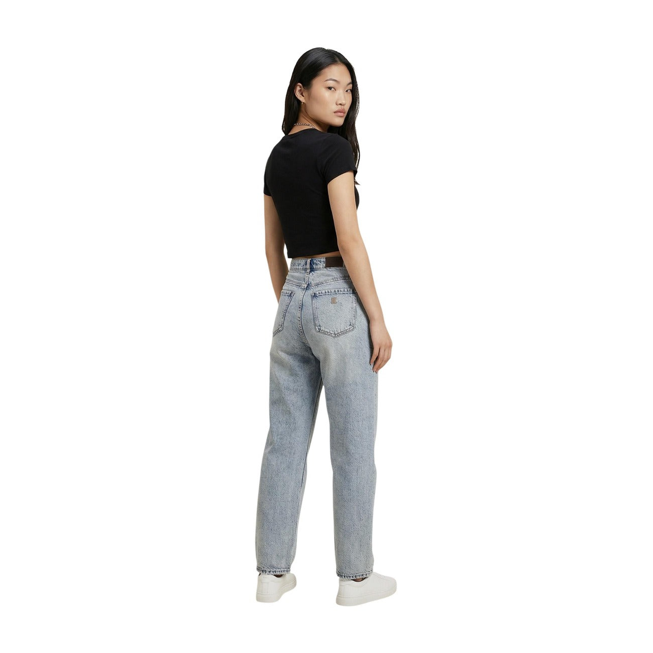 2455474 Calvin Klein Jeans T-Shirt Donna Nera Cotone