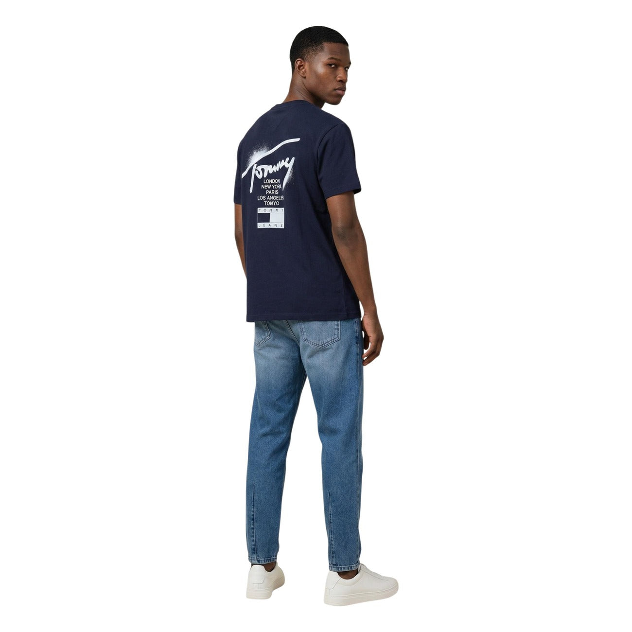 2453247 Tommy Hilfiger Jeans T-Shirt Blu Uomo
