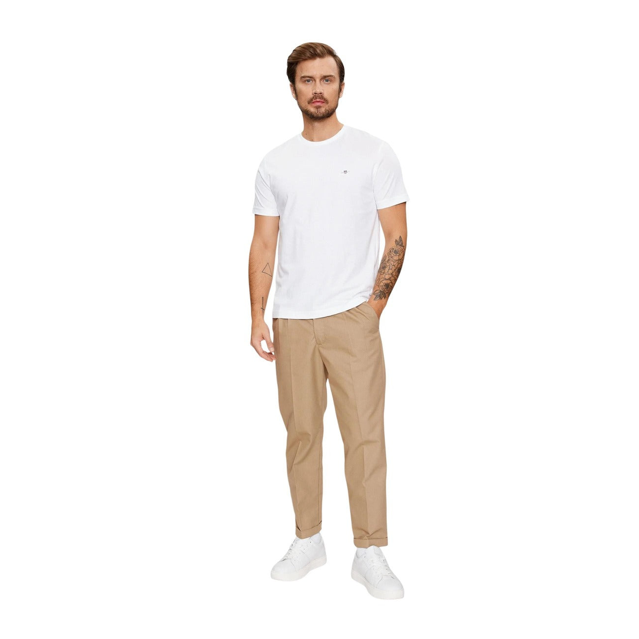 2459465 Gant T-Shirt Bianco Uomo