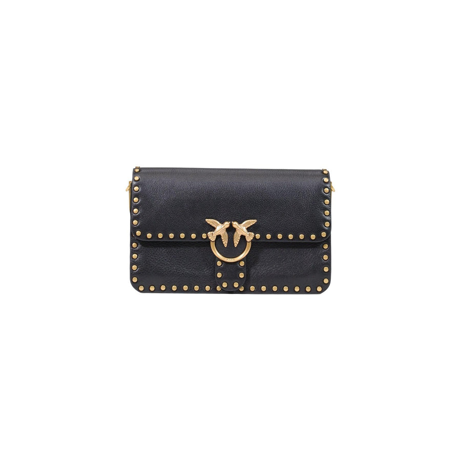 Borsa a Tracolla "Love One Slouchy Mini Studs" in Pelle