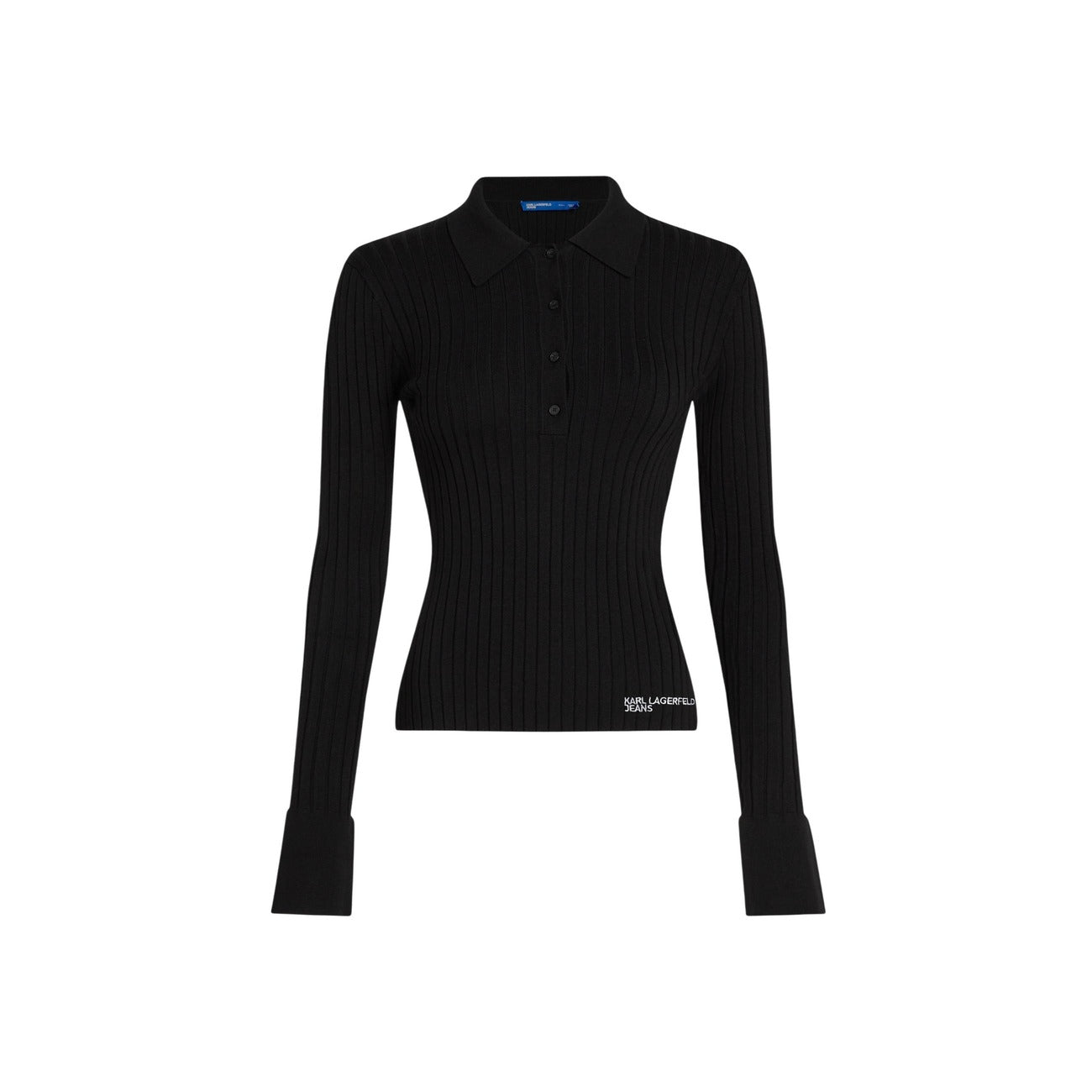 507688 Karl Lagerfeld Jeans Polo Nera Donna Primavera/Estate