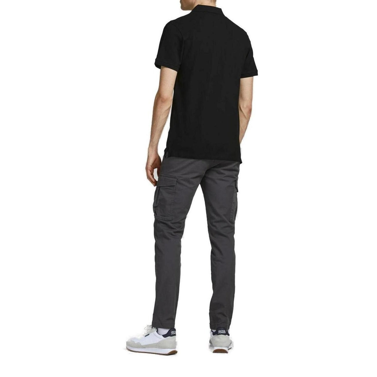 2223948 Jack & Jones Polo Nero Uomo