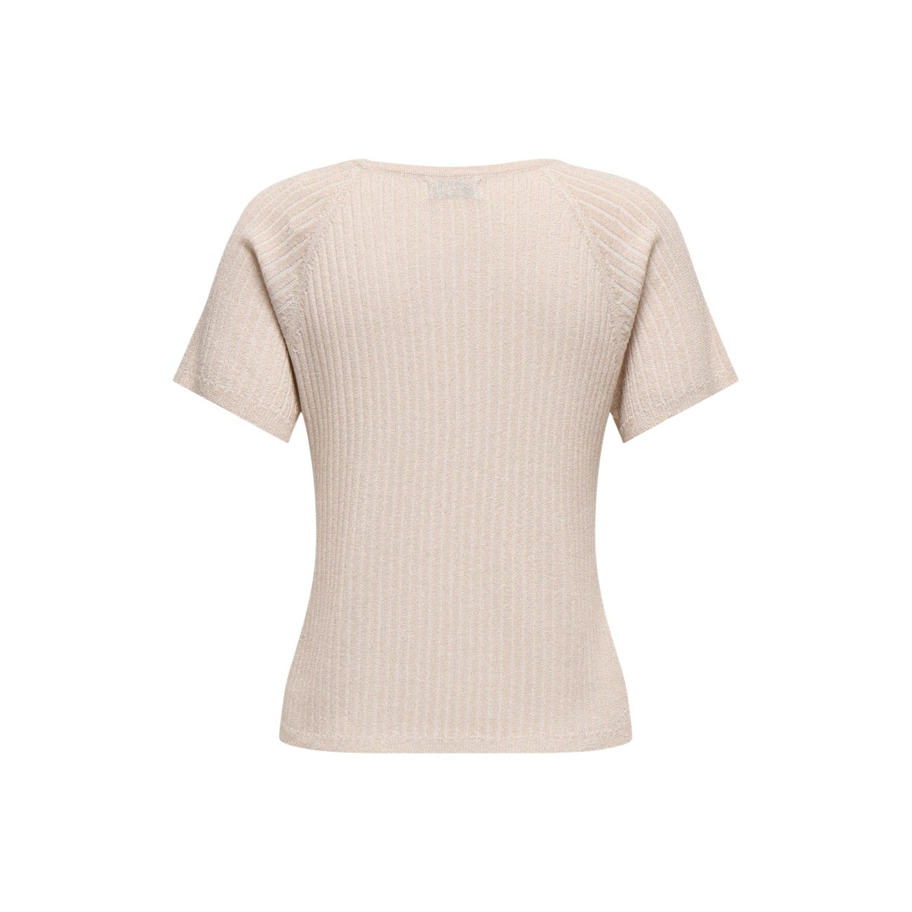 517446 Jacqueline De Yong T-Shirt Oro Maniche Corte Donna
