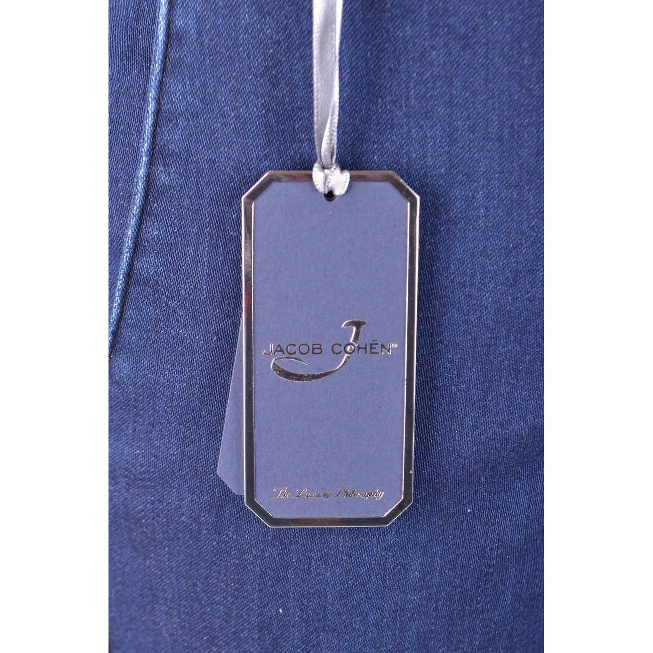 2438326 Jacob Cohen Jeans Blu Cotone Elastan Made Italy Donna