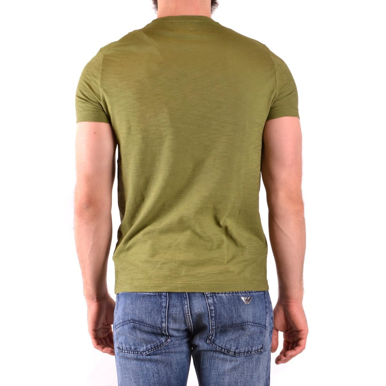 2428991 Dondup T-Shirt Verde Stampa Uomo