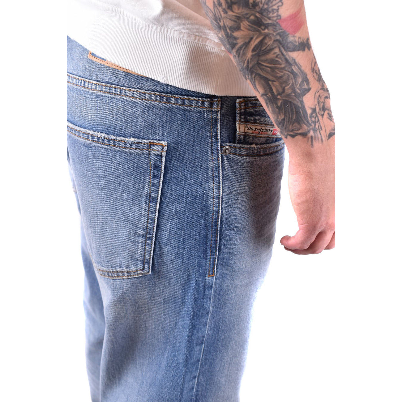 2428726 Diesel Jeans Blu Effetto Consumato Uomo