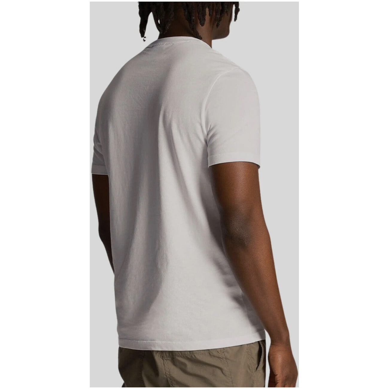 2324928 Lyle & Scott T-Shirt Bianco Stampa Tasca Uomo