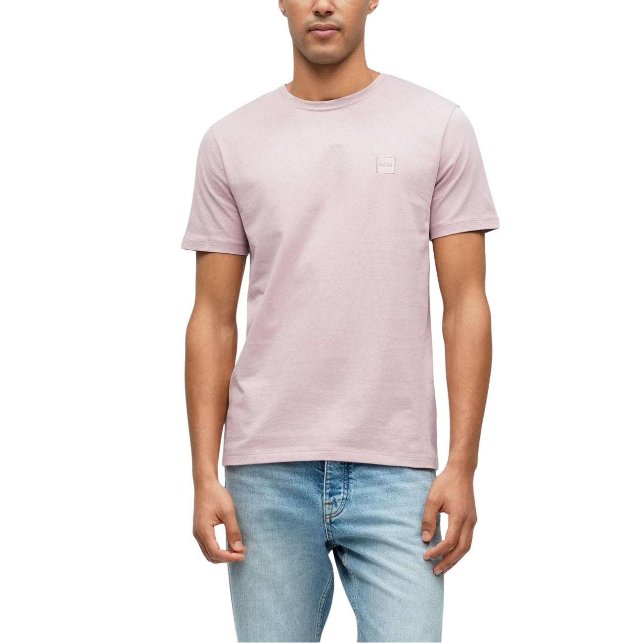 2449332 Boss T-Shirt Rosa 100% Cotone Uomo