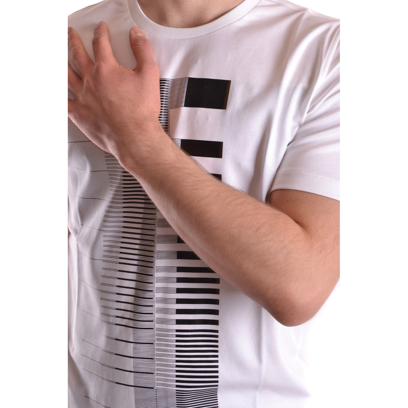 2430971 Diesel Black Gold T-Shirt Bianca Stampa Uomo