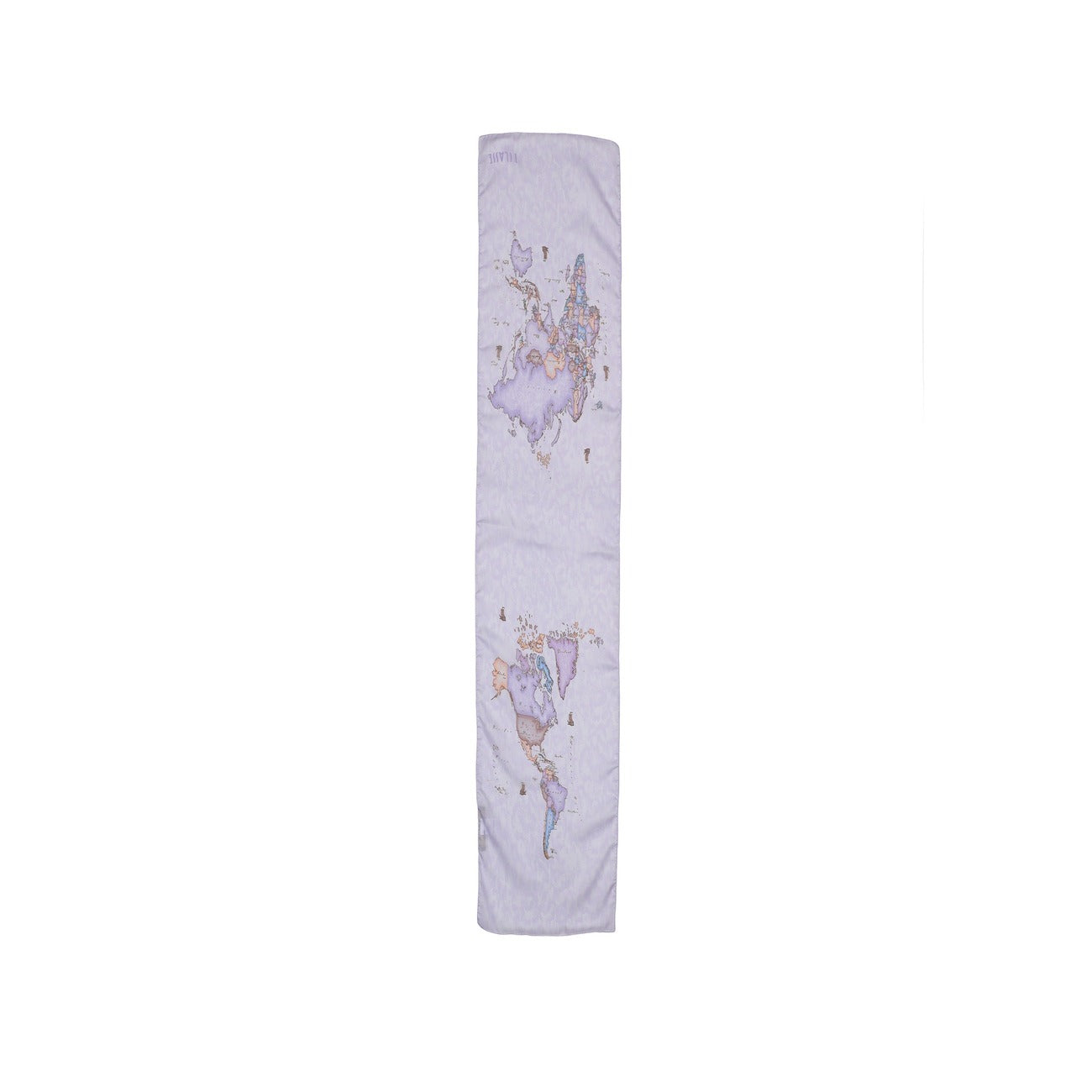 2457538 Alviero Martini Prima Classe Sciarpa Lilla Stampa Donna