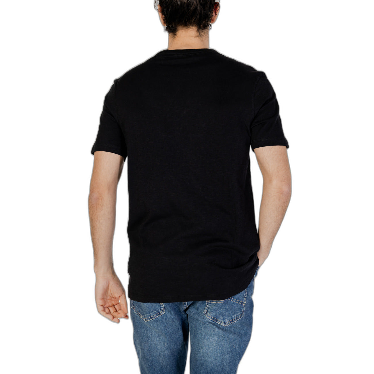 2215584 Boss T-Shirt Nero Stampa Uomo
