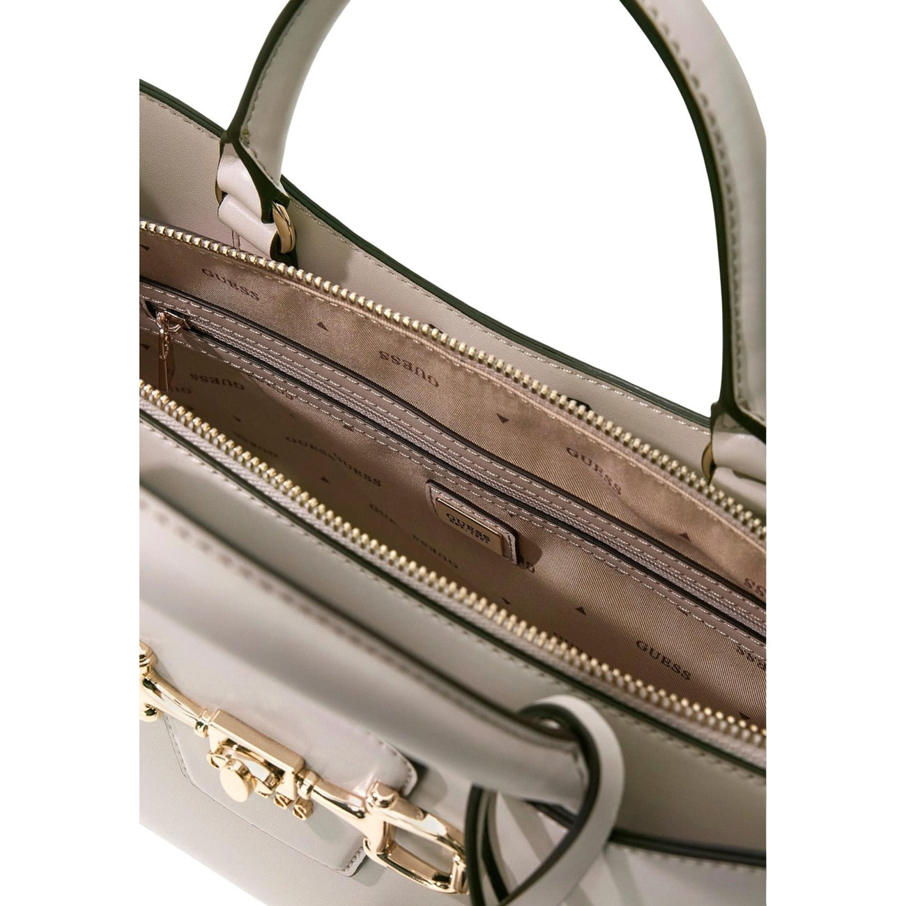 508824 Guess Borsa Mano Tracolla Bianca Donna