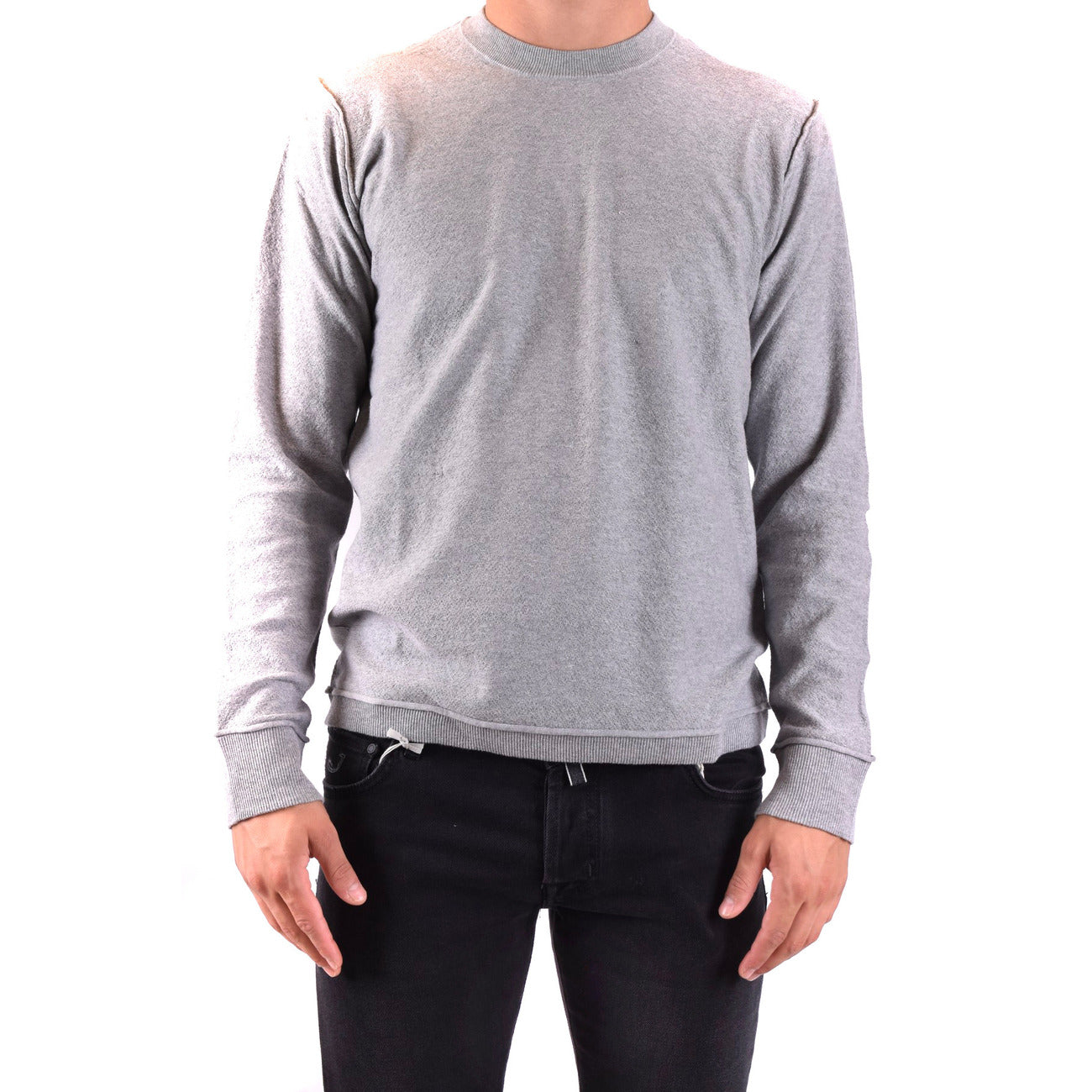 2431339 Paolo Pecora Maglia Grigia Cotone Uomo