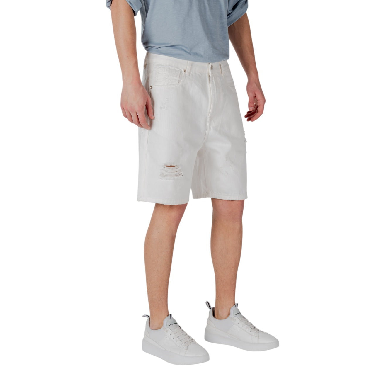 2417719 Gianni Lupo Bermuda Bianco Uomo