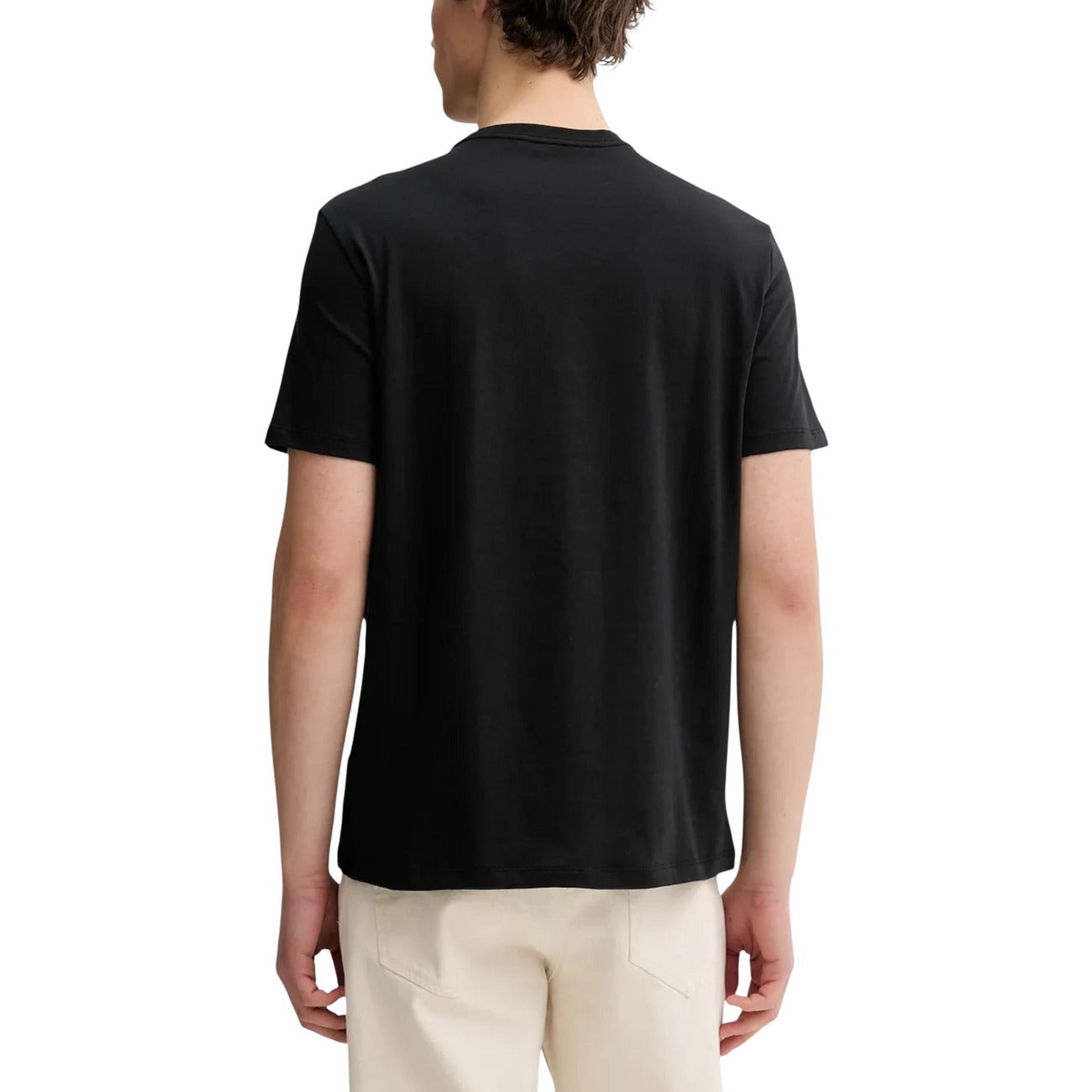 2447818 Calvin Klein T-shirt Nera Stampa Uomo