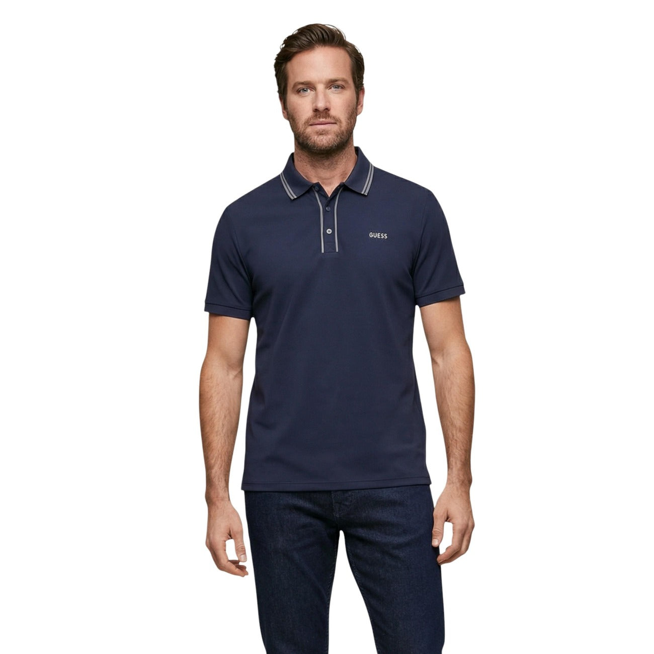 2451366 Guess Polo Blu Uomo