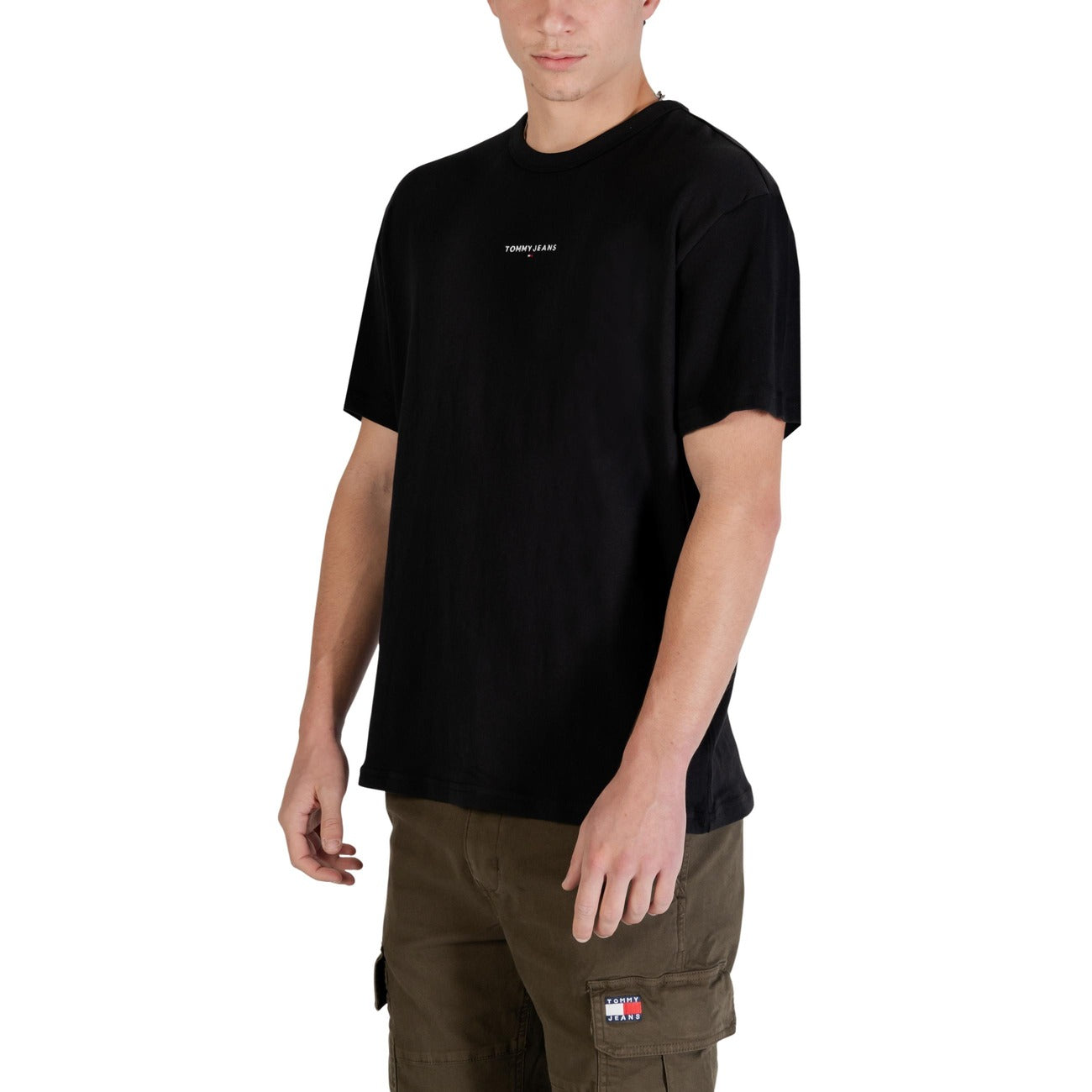 2452898 Tommy Hilfiger Jeans T-shirt Nera Uomo