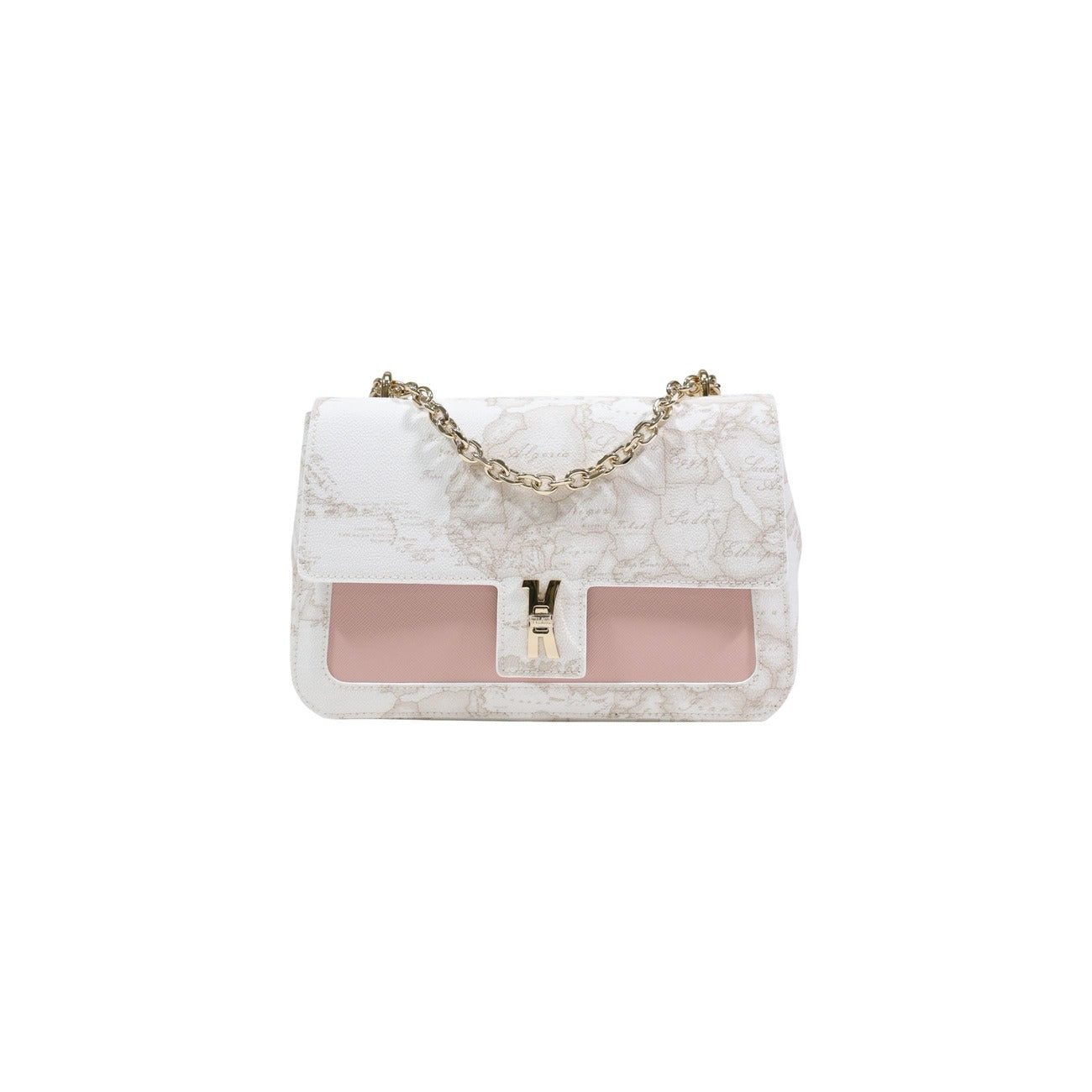 2455131 Alviero Martini Borsa Donna Bianca Stampa Clip