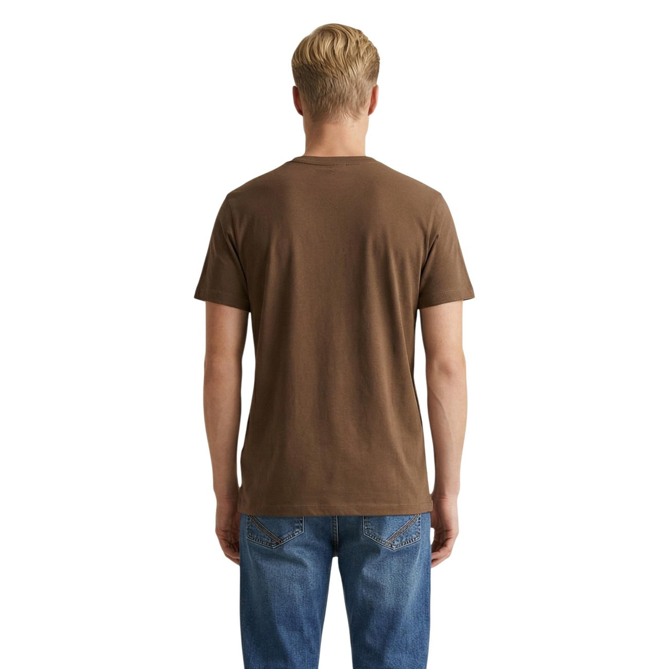 2460639 U.S. Polo Assn. T-Shirt Marrone Uomo