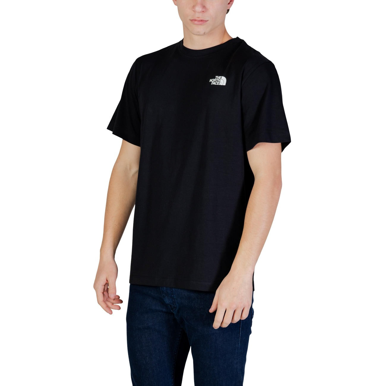 2450755 The North Face T-Shirt Nera Cotone Poliestere Uomo