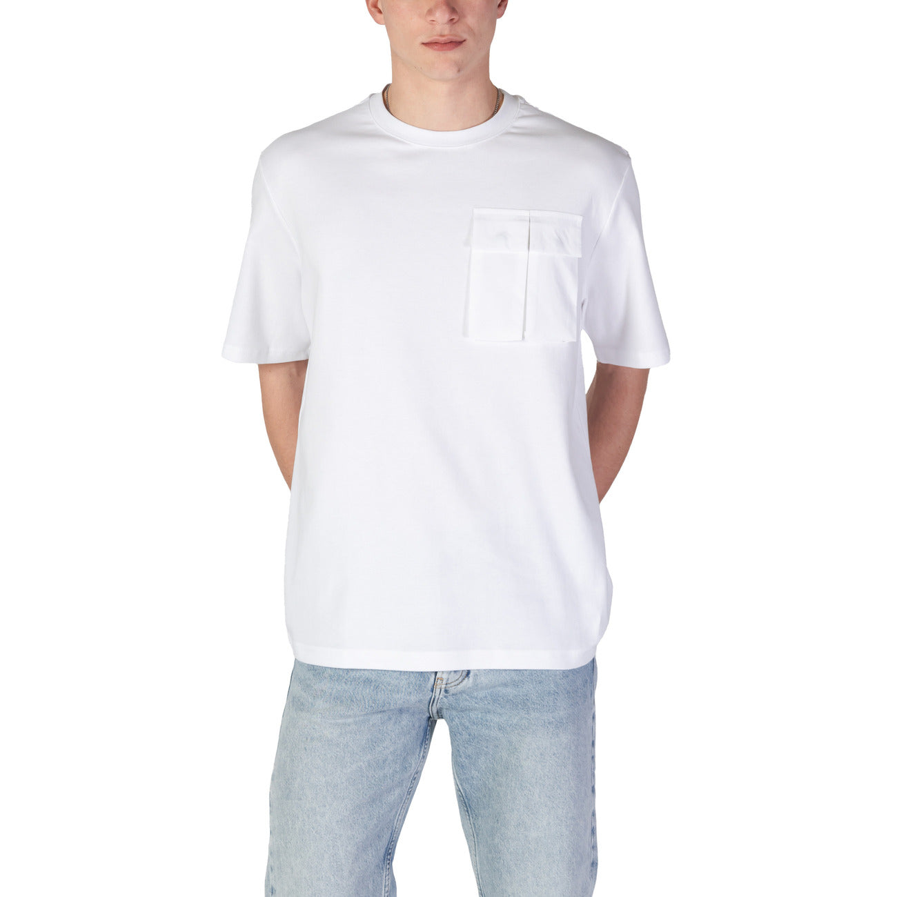 2408591 Antony Morato T-Shirt Bianca Monocromo Uomo