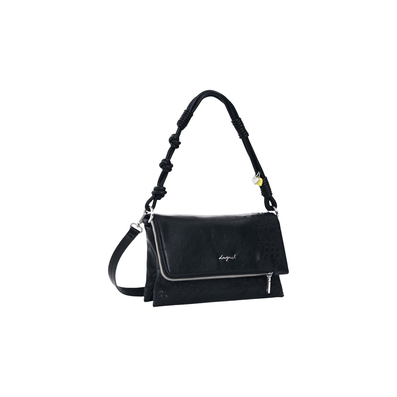 2453187 Desigual Borsa Nera Poliestere