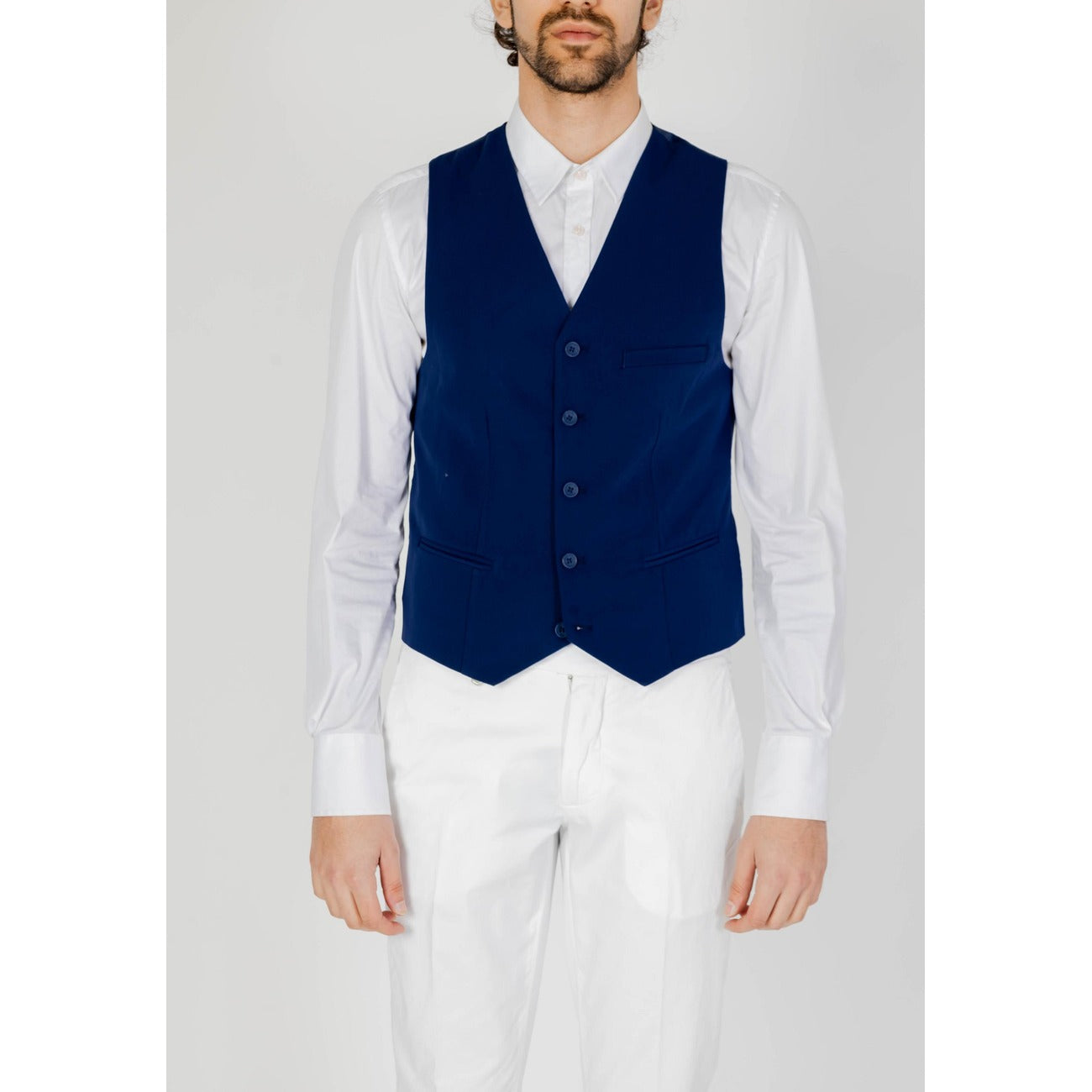 2211297 Only & Sons Gilet Azzurro Uomo