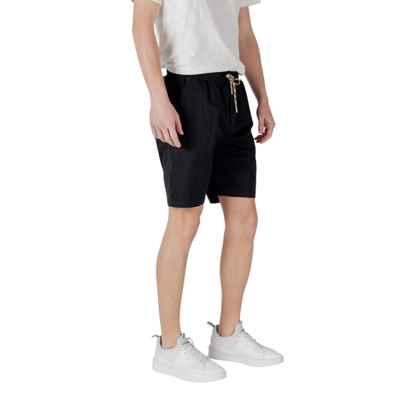 2417942 Gianni Lupo Bermuda Nero Uomo