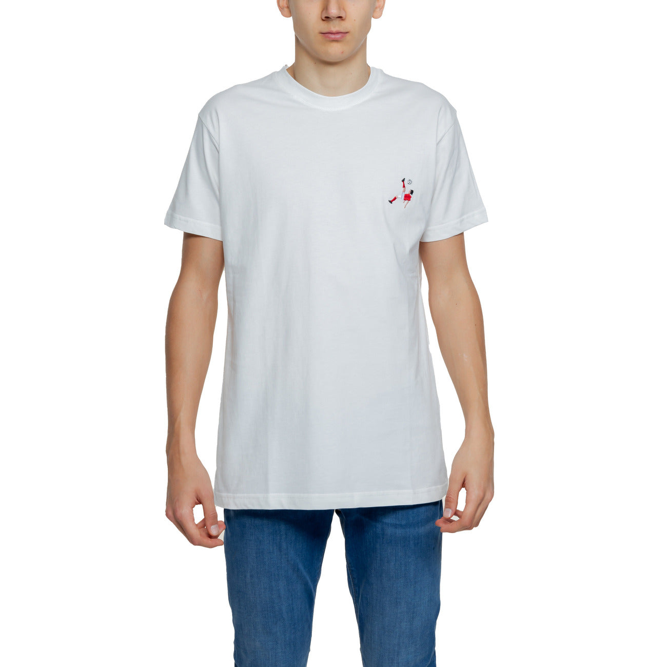 2257138 Hydra Clothing T-Shirt Bianco Calciatore Uomo