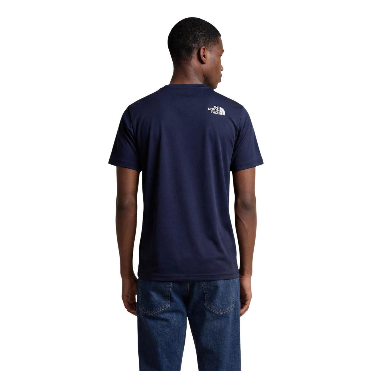 2457123 The North Face T-Shirt Blu Stampa Uomo