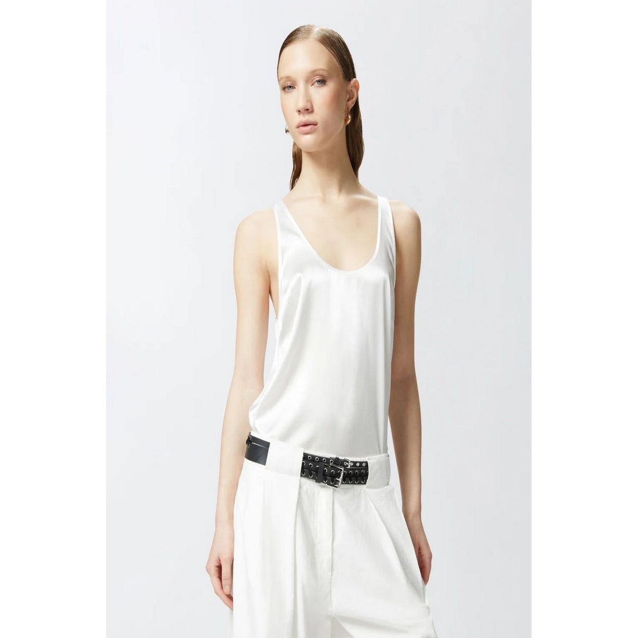 2473484 Pinko Canotta Bianco Donna