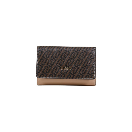 500041 Liu Jo Portafoglio Marrone Stampa Donna