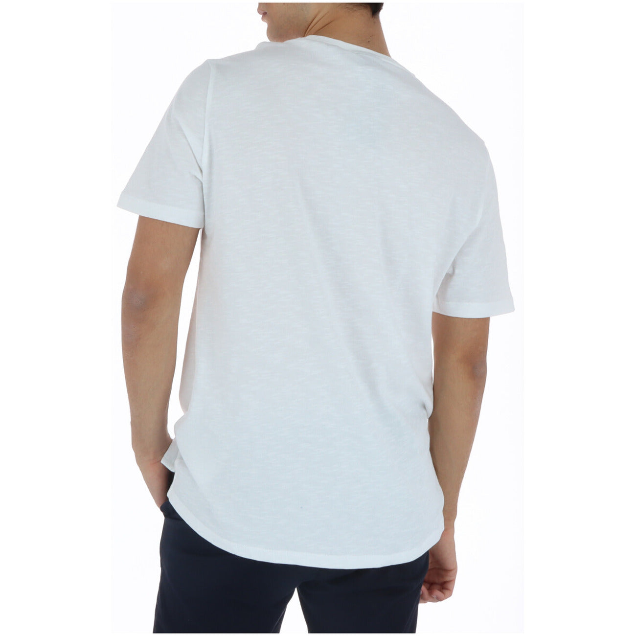 2217253 Lyle & Scott T-Shirt Bianco Stampa Uomo