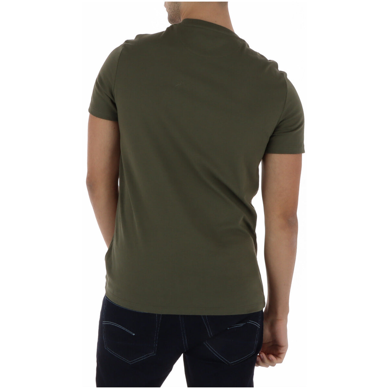 2452553 Timberland T-Shirt Verde 100% Cotone Uomo