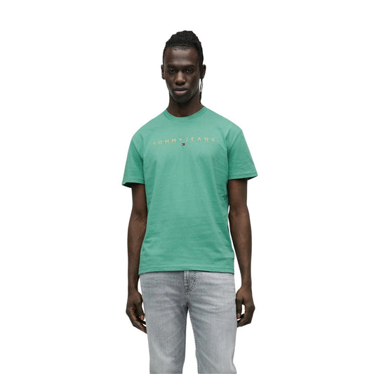 2452833 Tommy Hilfiger Jeans T-Shirt Verde Uomo